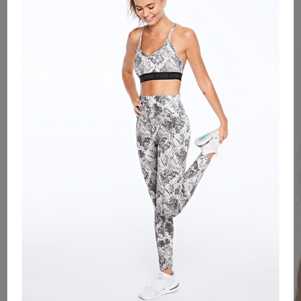 PINK Snake Print Leggings